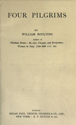 [Gutenberg 63894] • Four Pilgrims